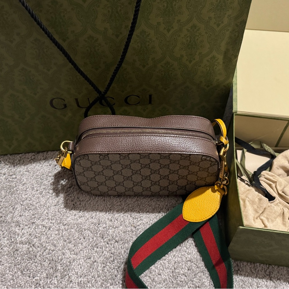 Gucci Brown and Yellow Women's Bag